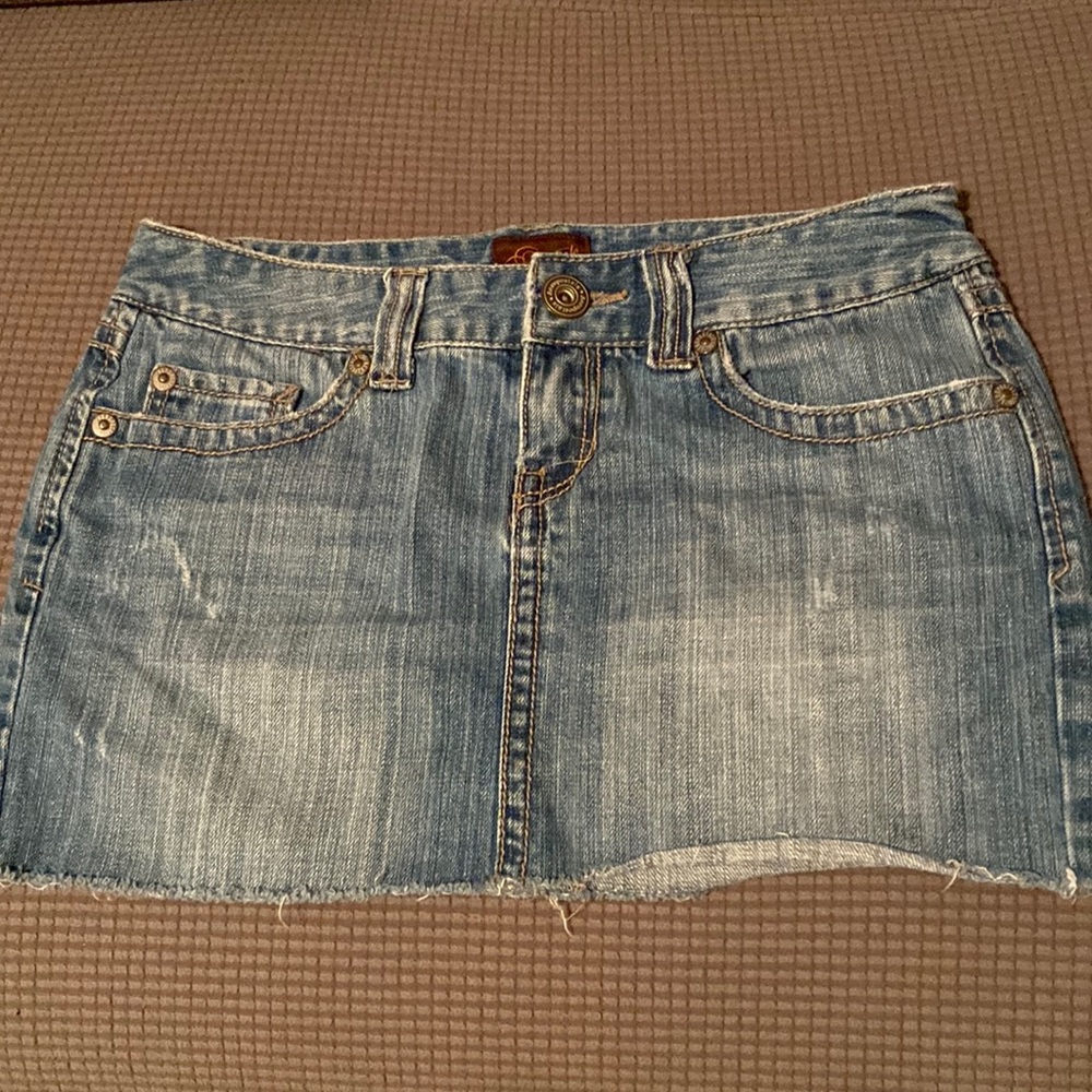 Jean skirt! This is a junior size 3/4 but runs a tad large.